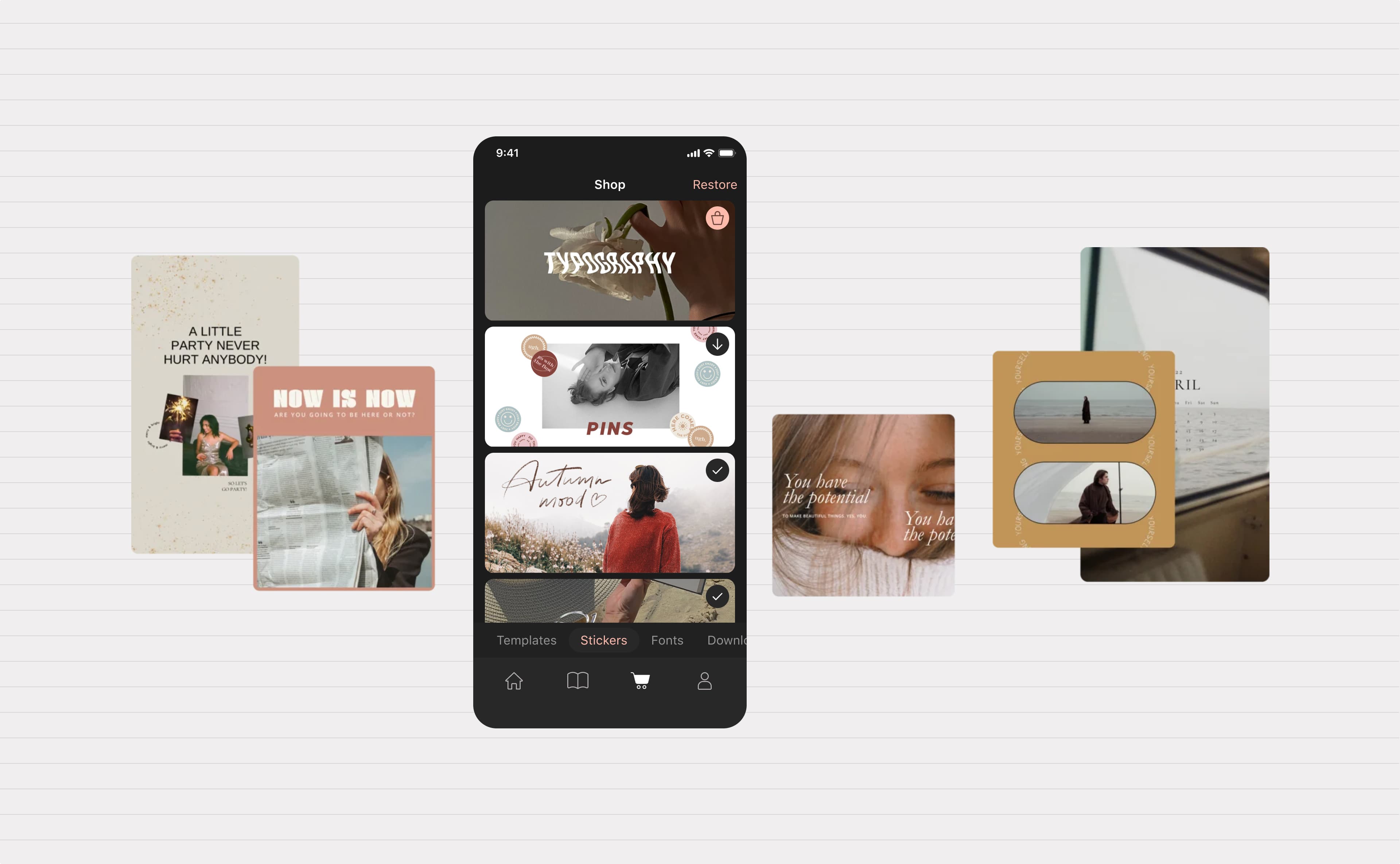 AppForType editor and templates