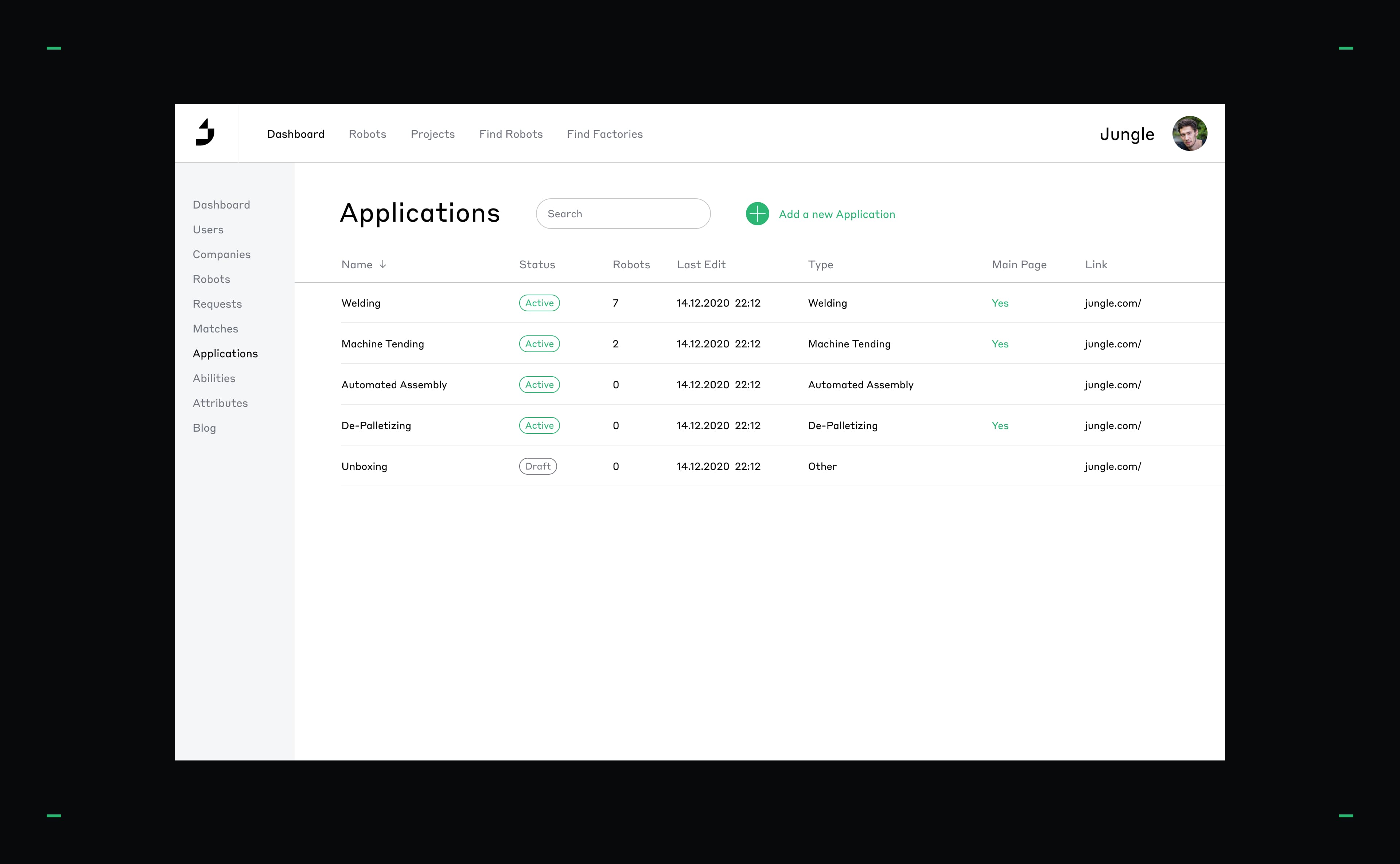 Jungle Robotics 3D visualizations